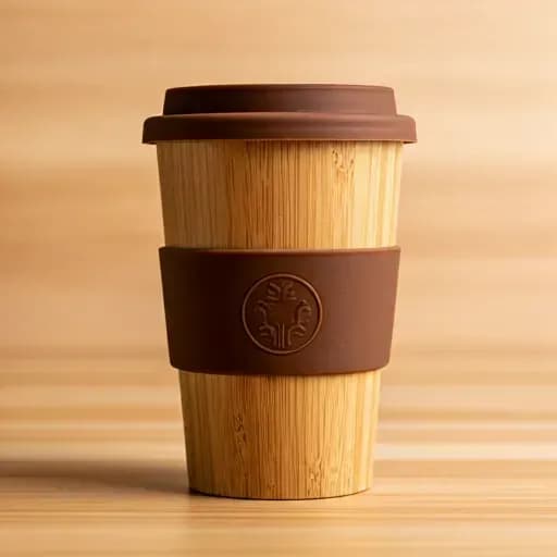 Bamboo drinking cup